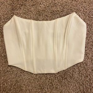 'White Fox' Corset Top (Small)